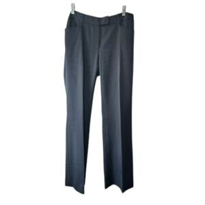 Tahari Textured Black Wide Leg Dress Pants Trousers Women's Size 8 RN# 106409